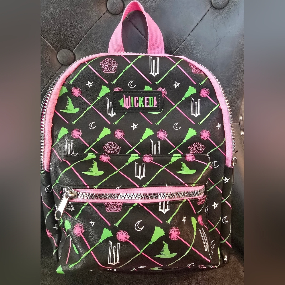 Kids Backpack - Black, Pink, and Green